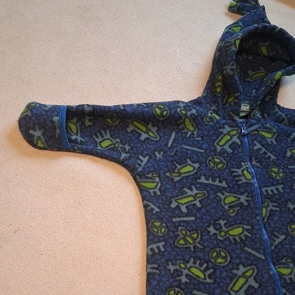 12-18m LLBean Zip Up One Piece Warm - Picture 4 of 12